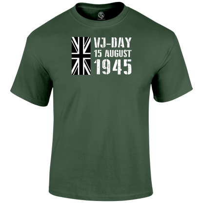 V-J Day Anniversary Remembrance T Shirt by Lion Legion 