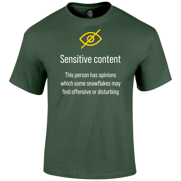 Funny T Shirt Sensitive Content