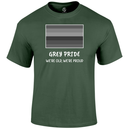 Grey Pride Funny T Shirt by Lion Legion 