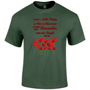 Red As Red Can Be Remembrance Day T Shirt