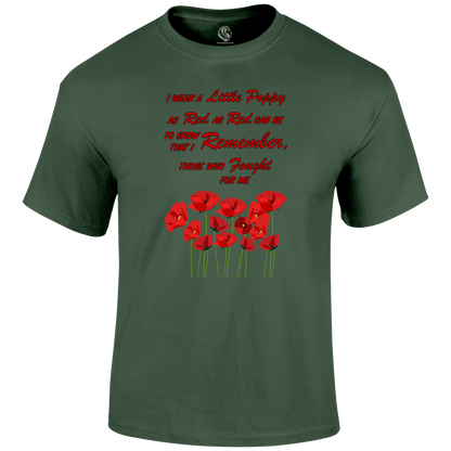 Red As Red Can Be Remembrance Day T Shirt by Lion Legion 