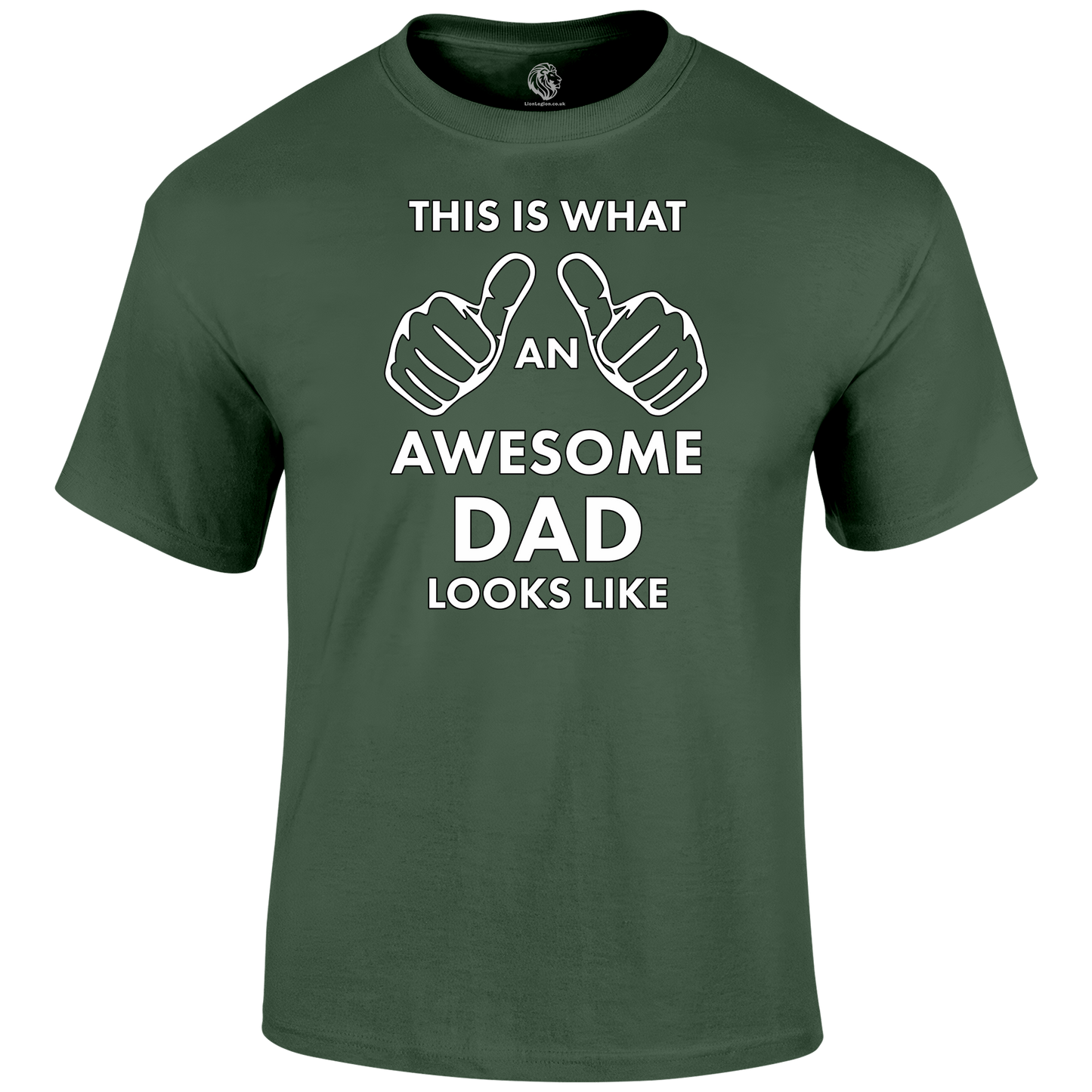 Awesome Dad T Shirt by Lion Legion 