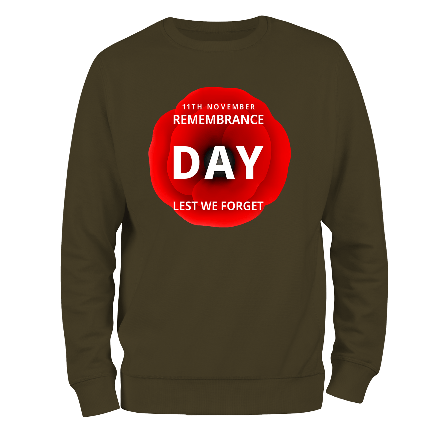 11th November Remembrance Day Sweatshirt by Lion Legion 