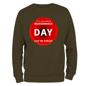 11th November Remembrance Day Sweatshirt
