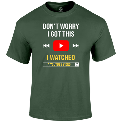 Don't Worry Funny T Shirt by Lion Legion 