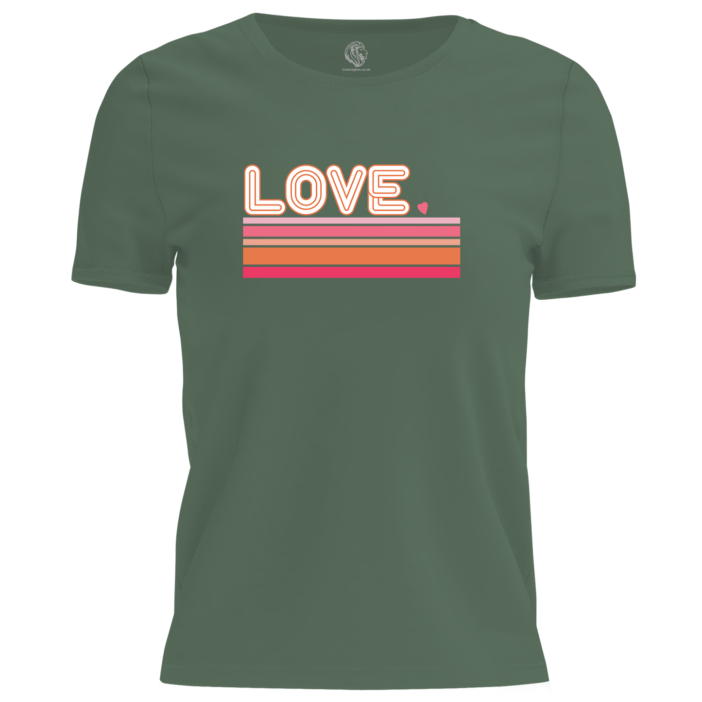 Love Retro T Shirt by Lion Legion 