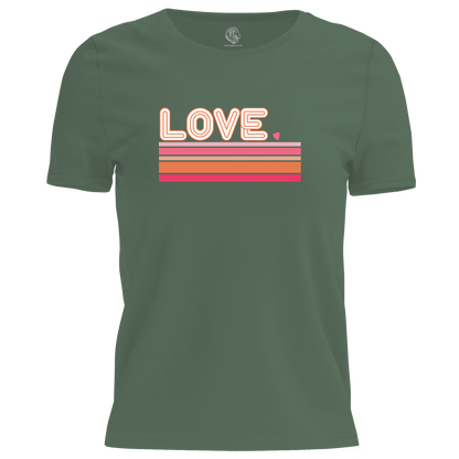 Love Retro T Shirt by Lion Legion 