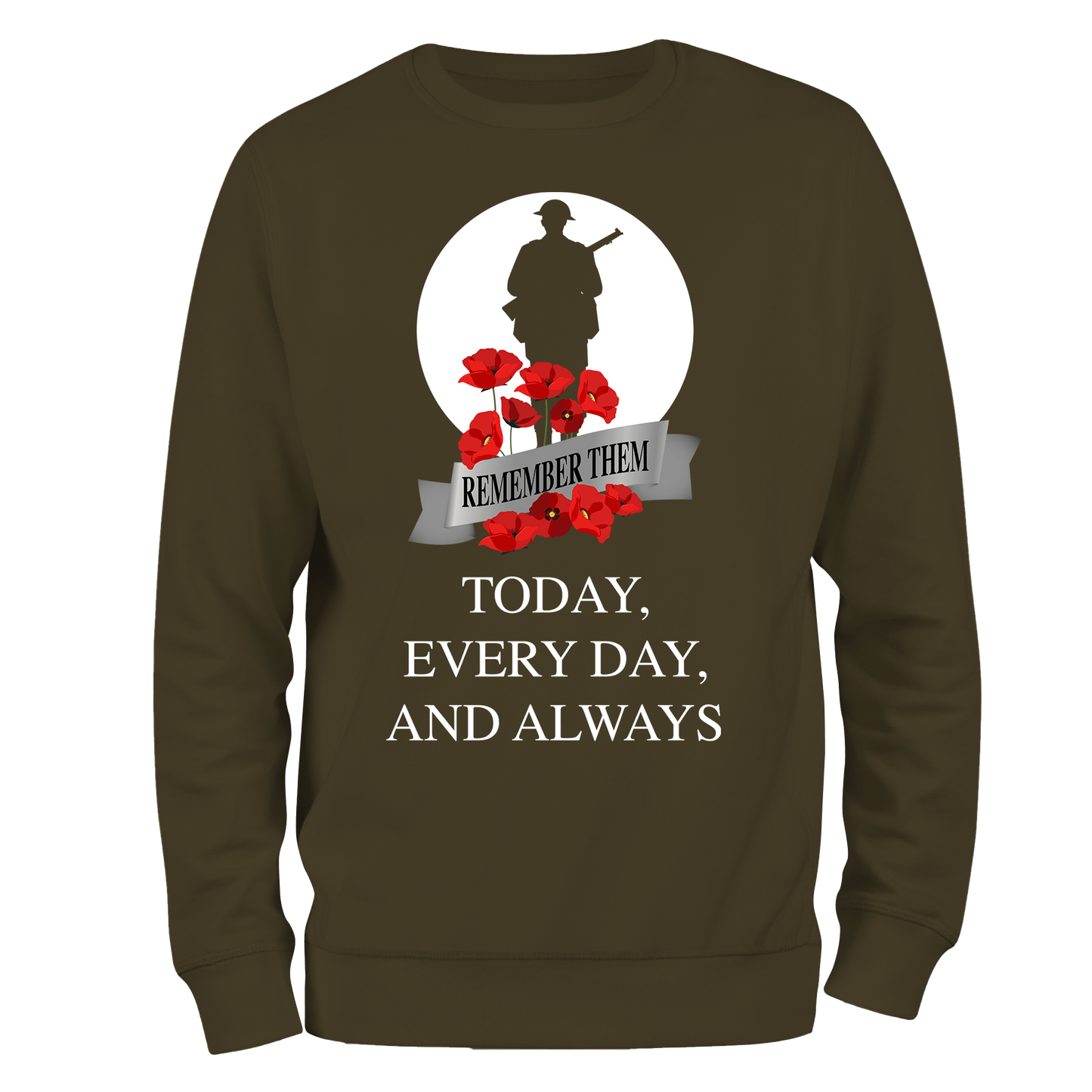 Always WW2 Remembrance Day Sweatshirt by Lion Legion 
