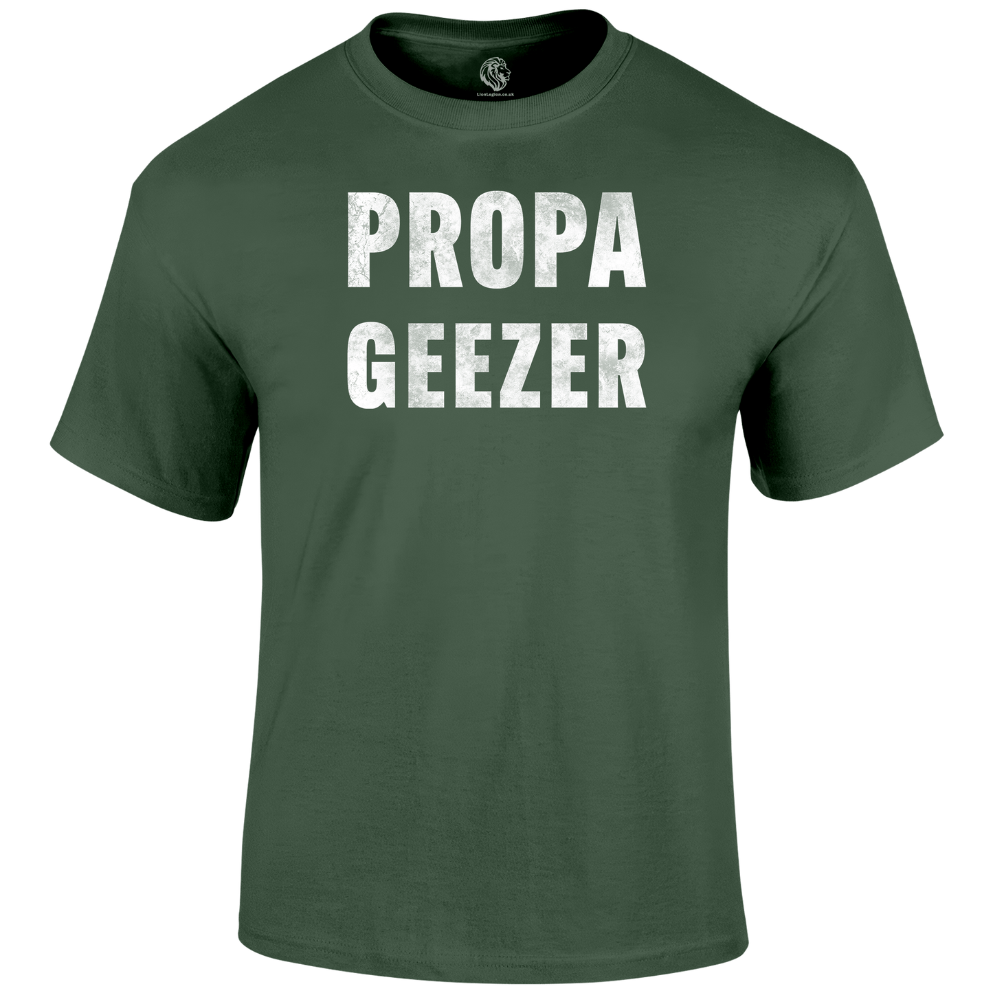 Propa Geezer T Shirt by Lion Legion 