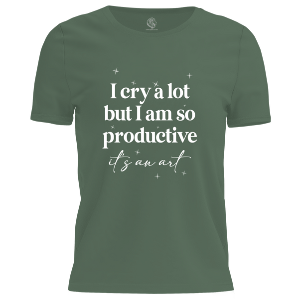 I Cry A Lot Ladies T Shirt by Lion Legion 