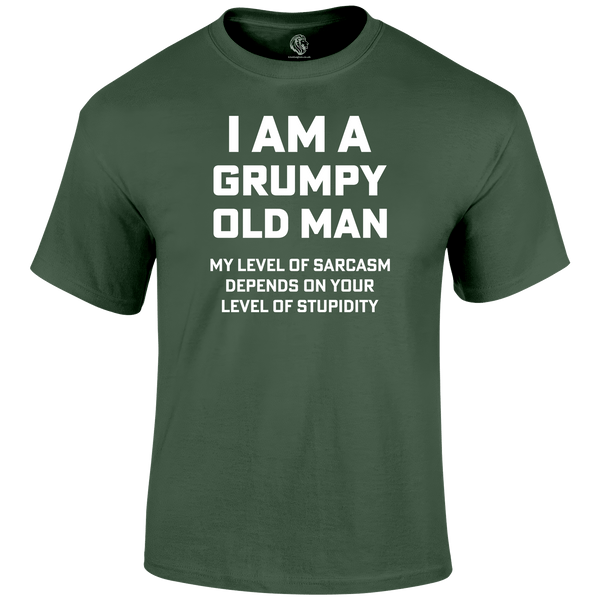 Old Sarcasm Funny T Shirt by Lion Legion 