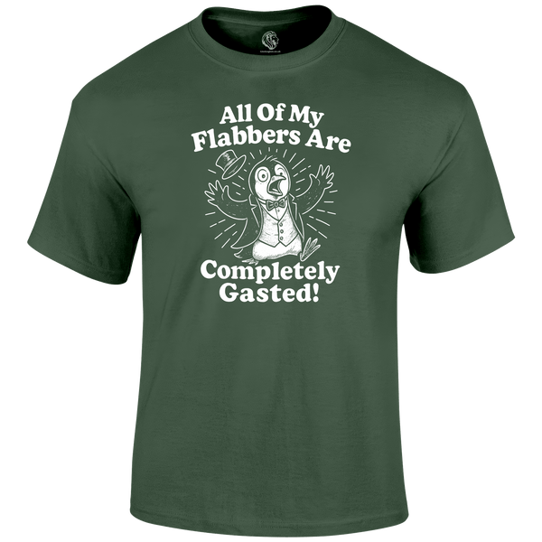 Flabber Gasted Funny T Shirt by Lion Legion 