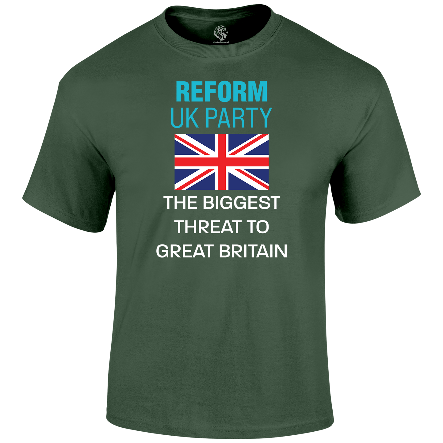 Reform UK Party T Shirt by Lion Legion 
