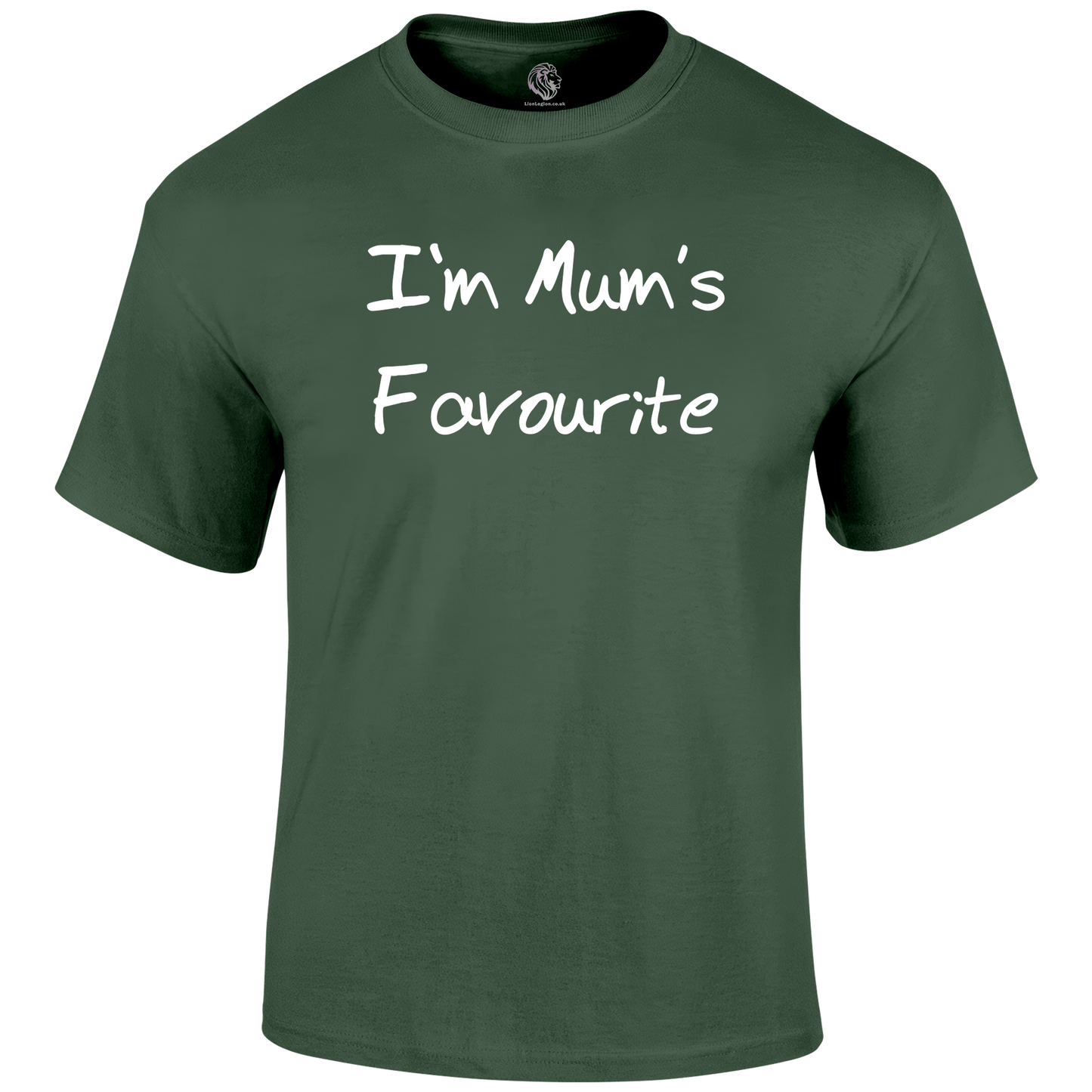 Mum's Favourite T Shirt by Lion Legion 