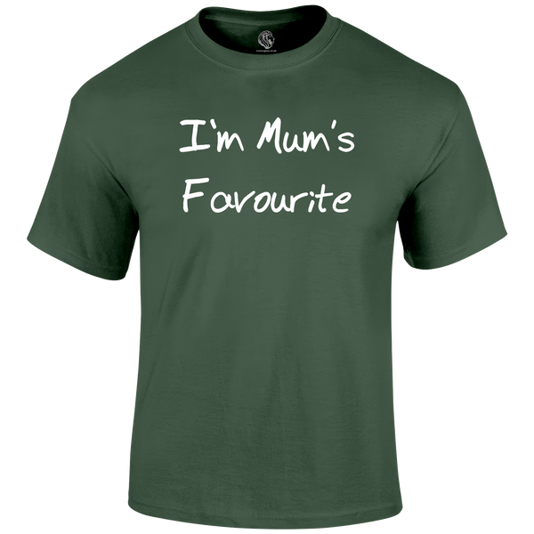 Mum's Favourite T Shirt by Lion Legion 