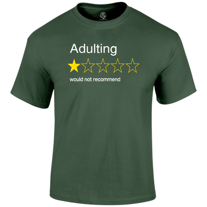 Adulting T Shirt by Lion Legion 