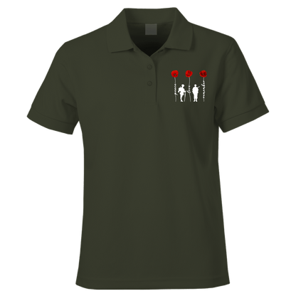 Peace And Love Remembrance Day Polo Shirt by Lion Legion 