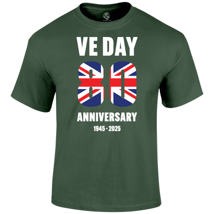 VE Day 80th T Shirt by Lion Legion 