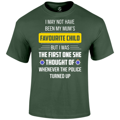 Mum's Favourite T Shirt by Lion Legion 