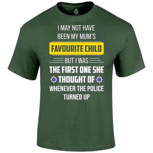 Mum's Favourite T Shirt by Lion Legion 