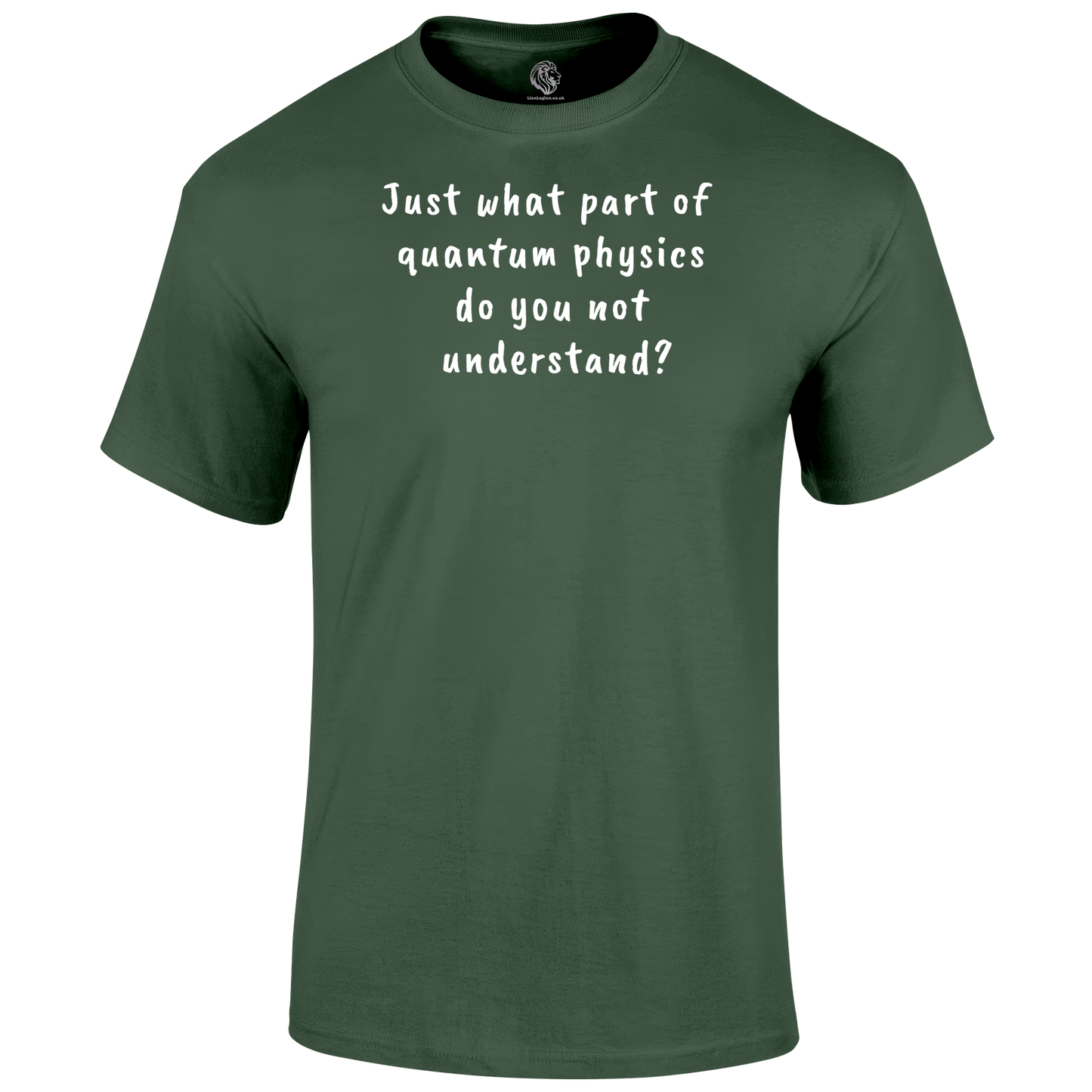 Quantum Physics T Shirt by Lion Legion 