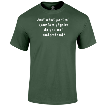 Quantum Physics T Shirt by Lion Legion 