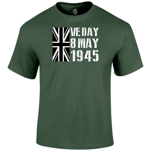 VE Day Anniversary T Shirt by Lion Legion 