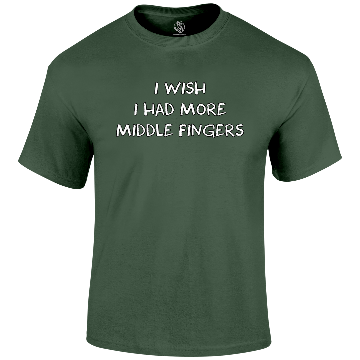 More Middle Fingers T Shirt by Lion Legion 