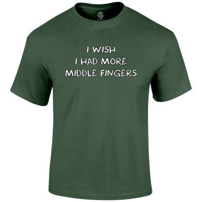 More Middle Fingers T Shirt by Lion Legion 