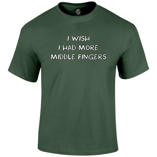 More Middle Fingers T Shirt by Lion Legion 