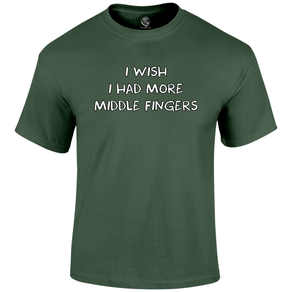 More Middle Fingers T Shirt by Lion Legion 