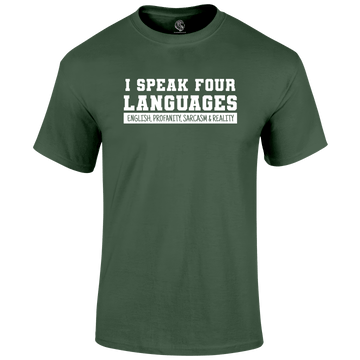 Four Languages T Shirt