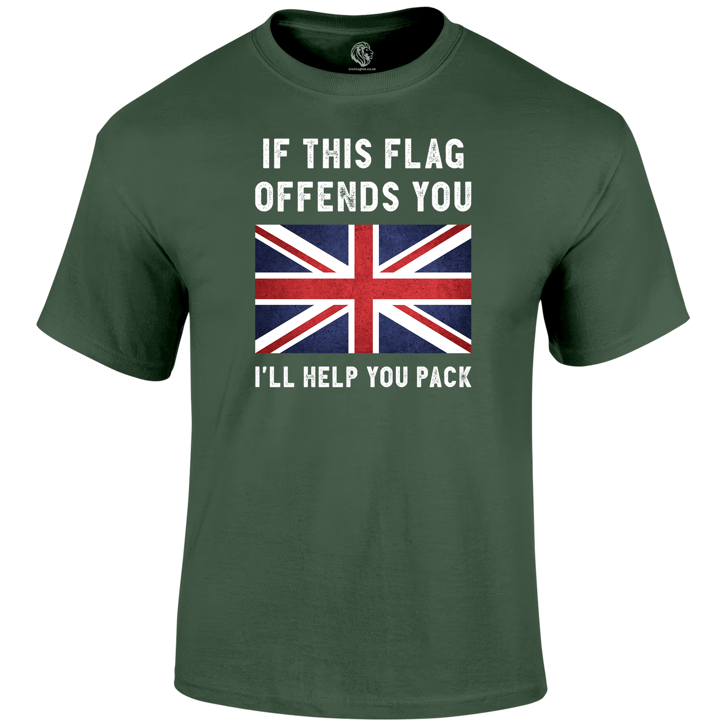 If Offended Patriotic T Shirt by Lion Legion 