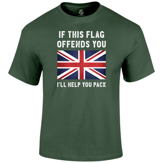 If Offended Patriotic T Shirt by Lion Legion 