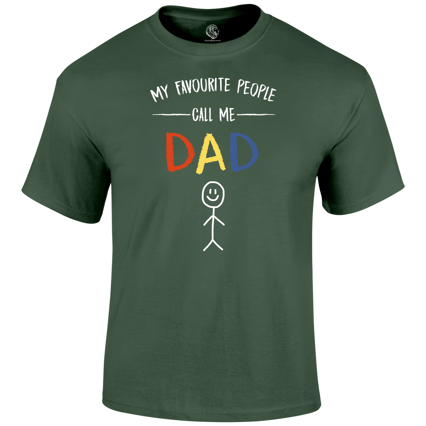 Call Me Dad T Shirt by Lion Legion 