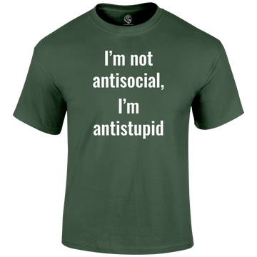 Not Antisocial T Shirt