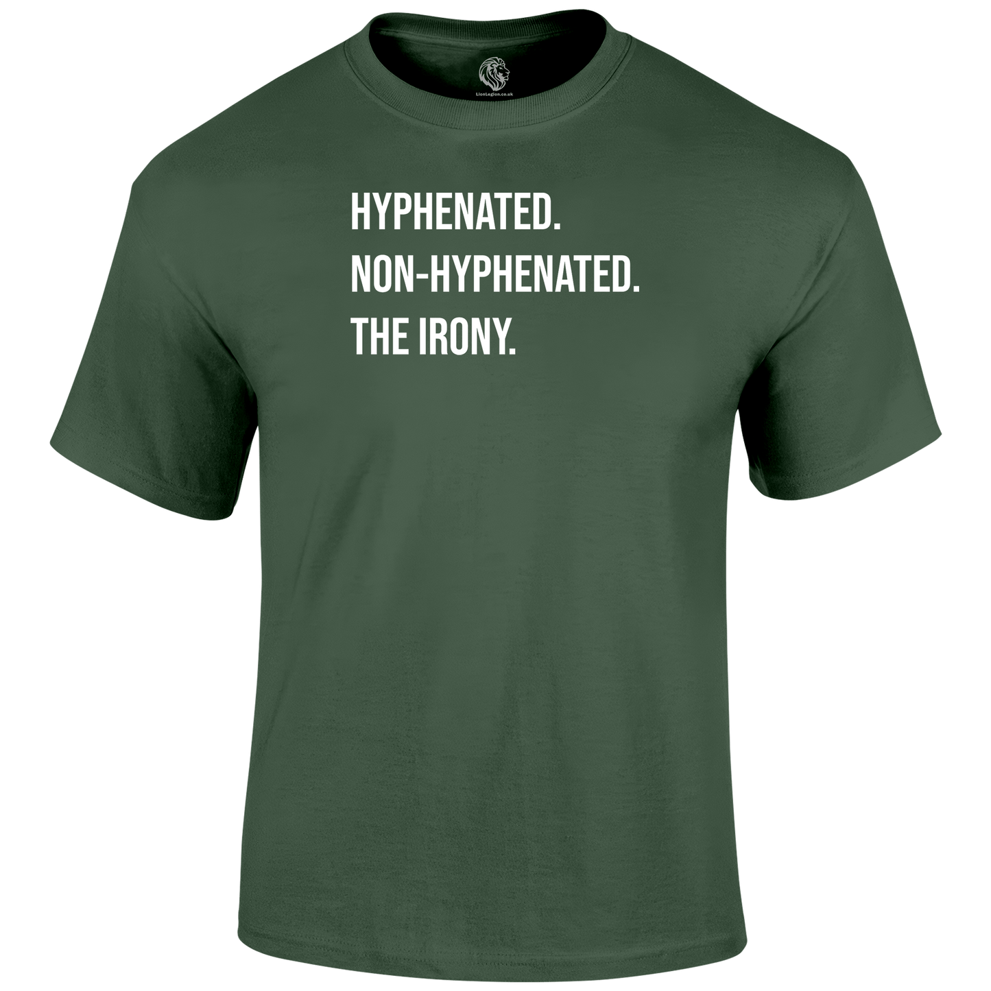 Hyphenated T Shirt by Lion Legion 