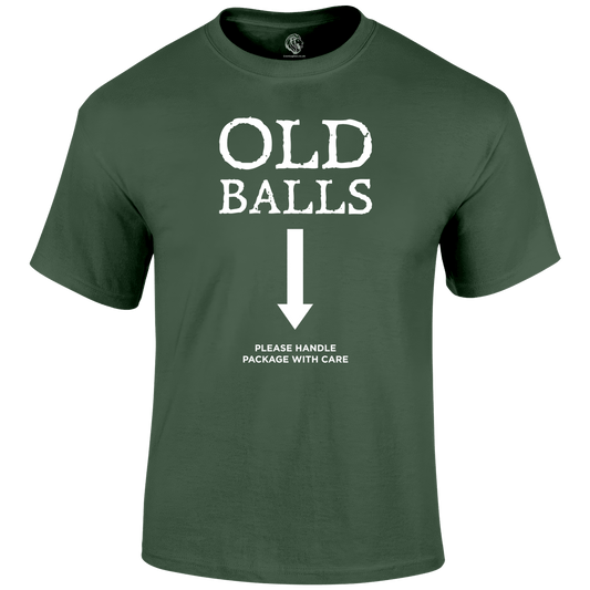 Old Balls Funny T Shirt by Lion Legion 
