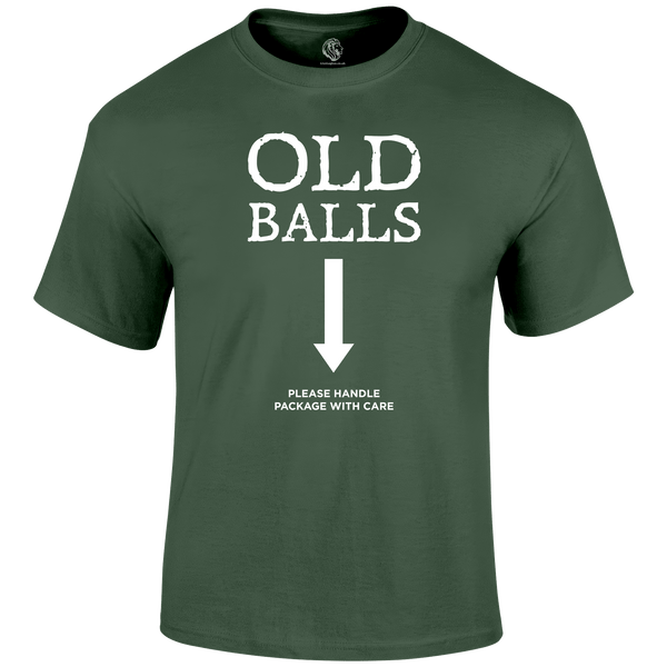 Old Balls Funny T Shirt by Lion Legion 