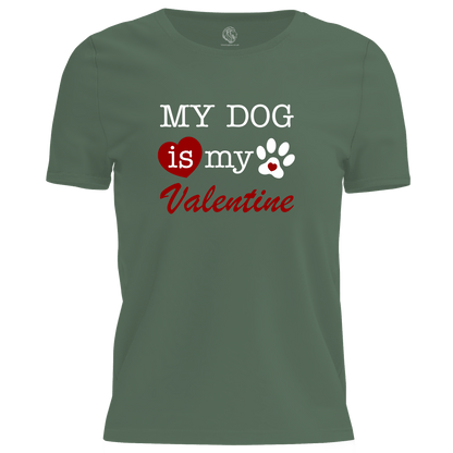 Dog Valentine T Shirt by Lion Legion 