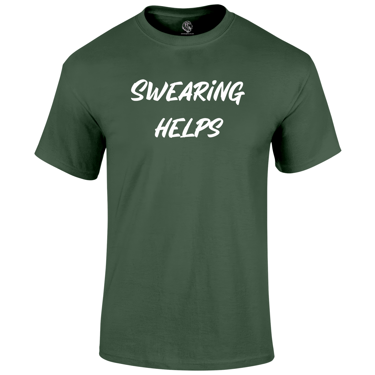 Swearing Helps Funny T Shirt by Lion Legion 