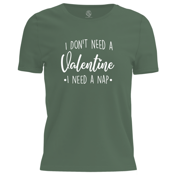 Need A Nap Valentine T Shirt by Lion Legion 