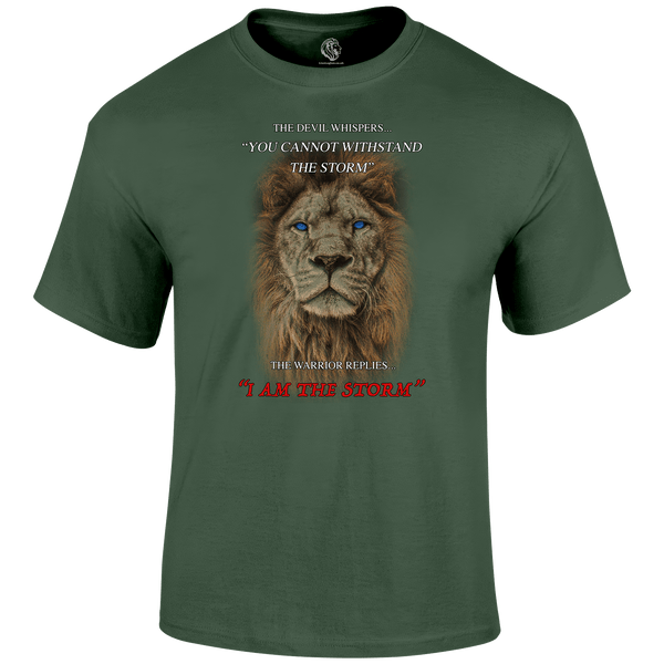 I Am The Storm T Shirt by Lion Legion 
