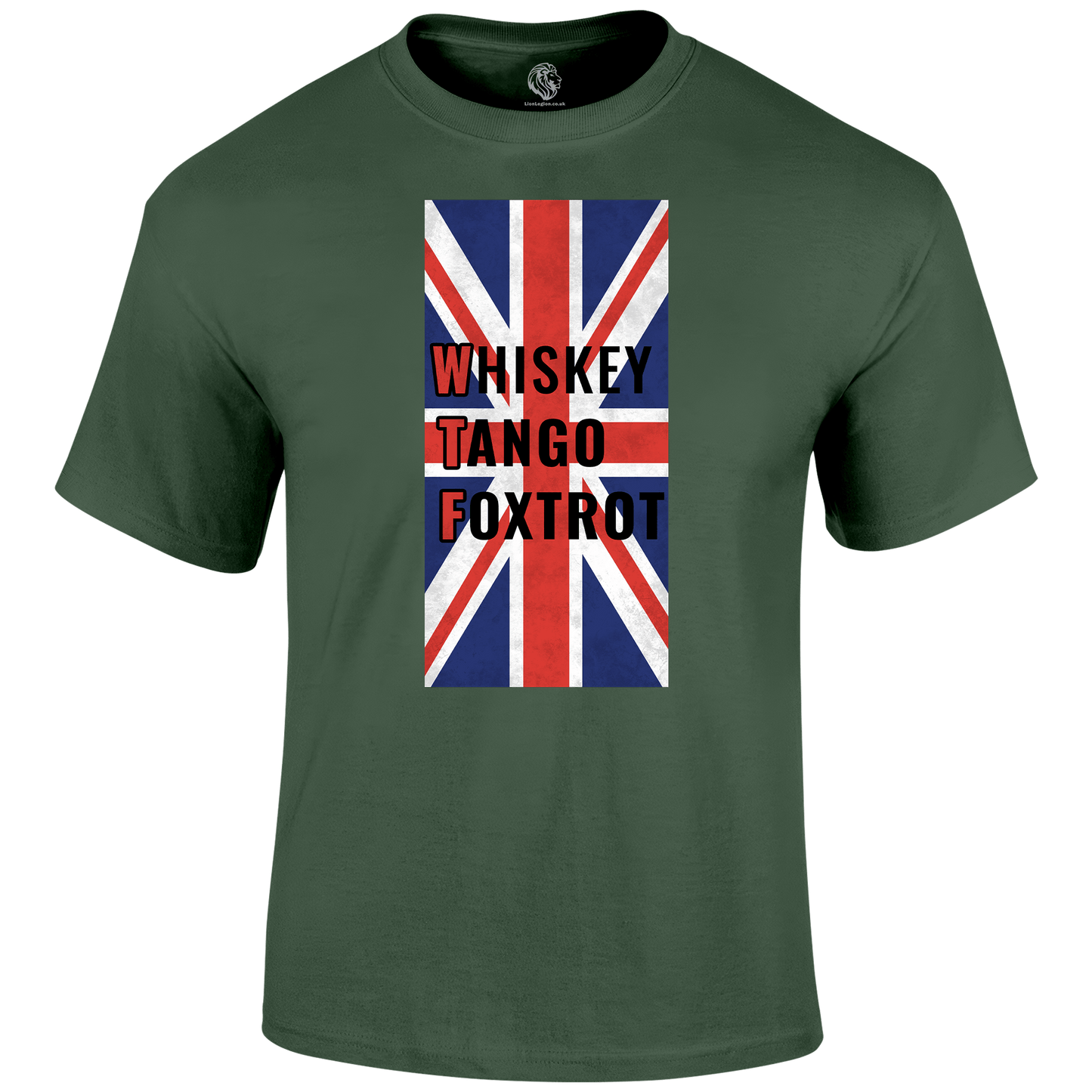 WTF Flag Patriotic T Shirt by Lion Legion 