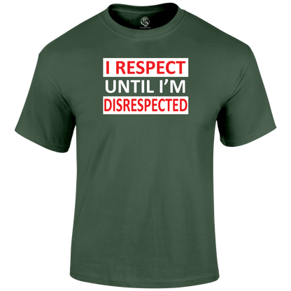 l Respect T Shirt by Lion Legion 