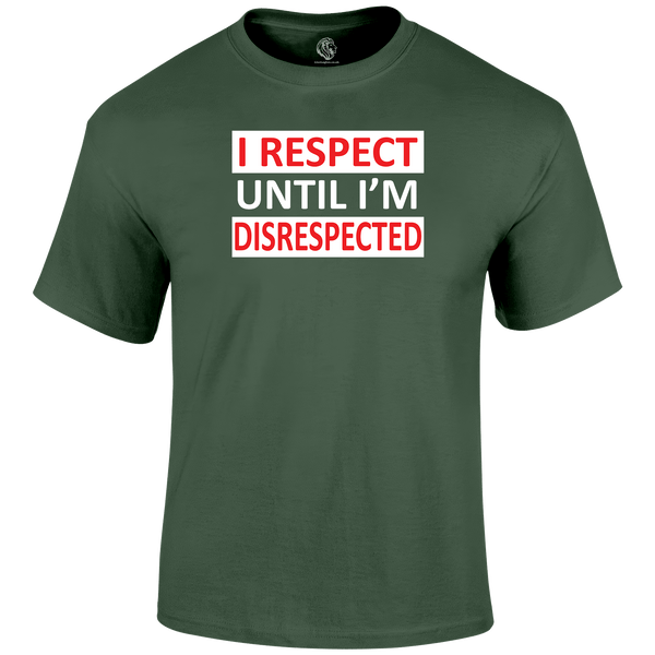 l Respect T Shirt by Lion Legion 