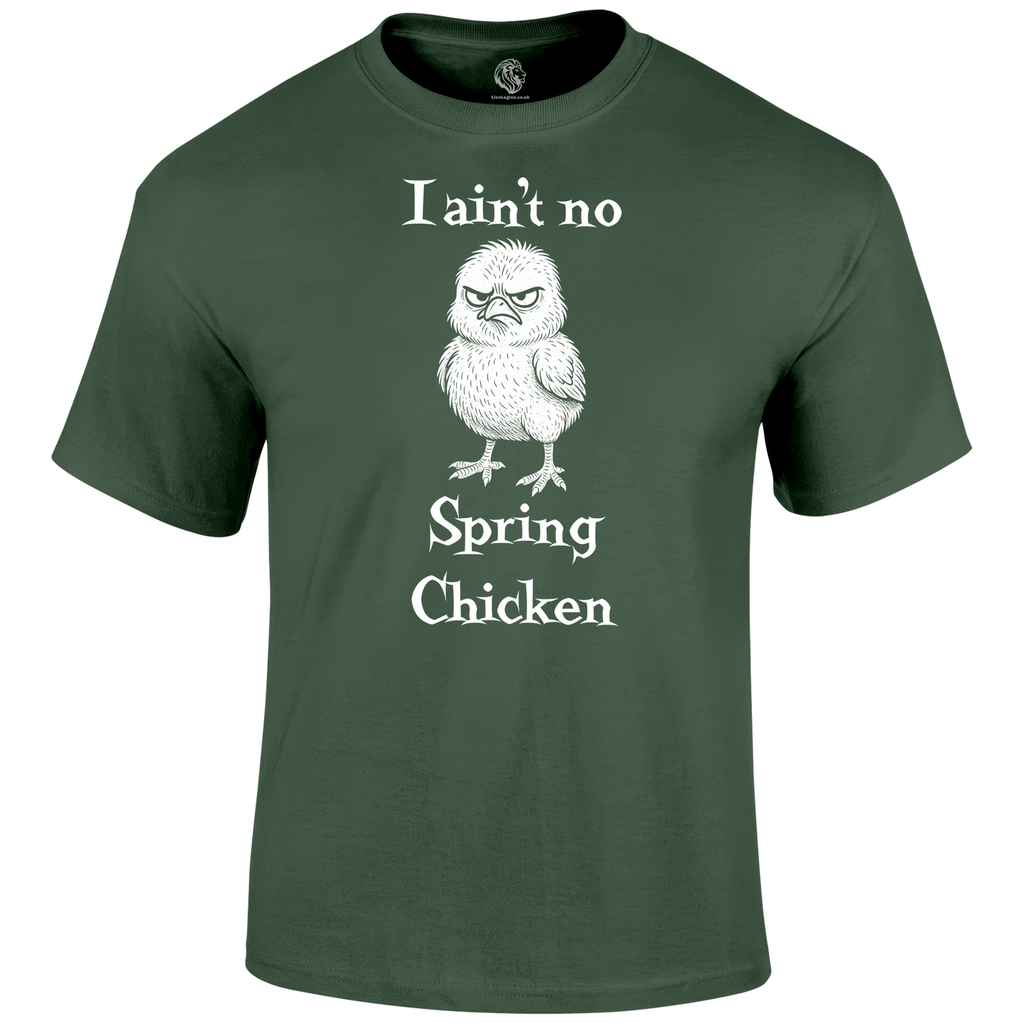 Spring Chicken Funny T Shirt by Lion Legion 