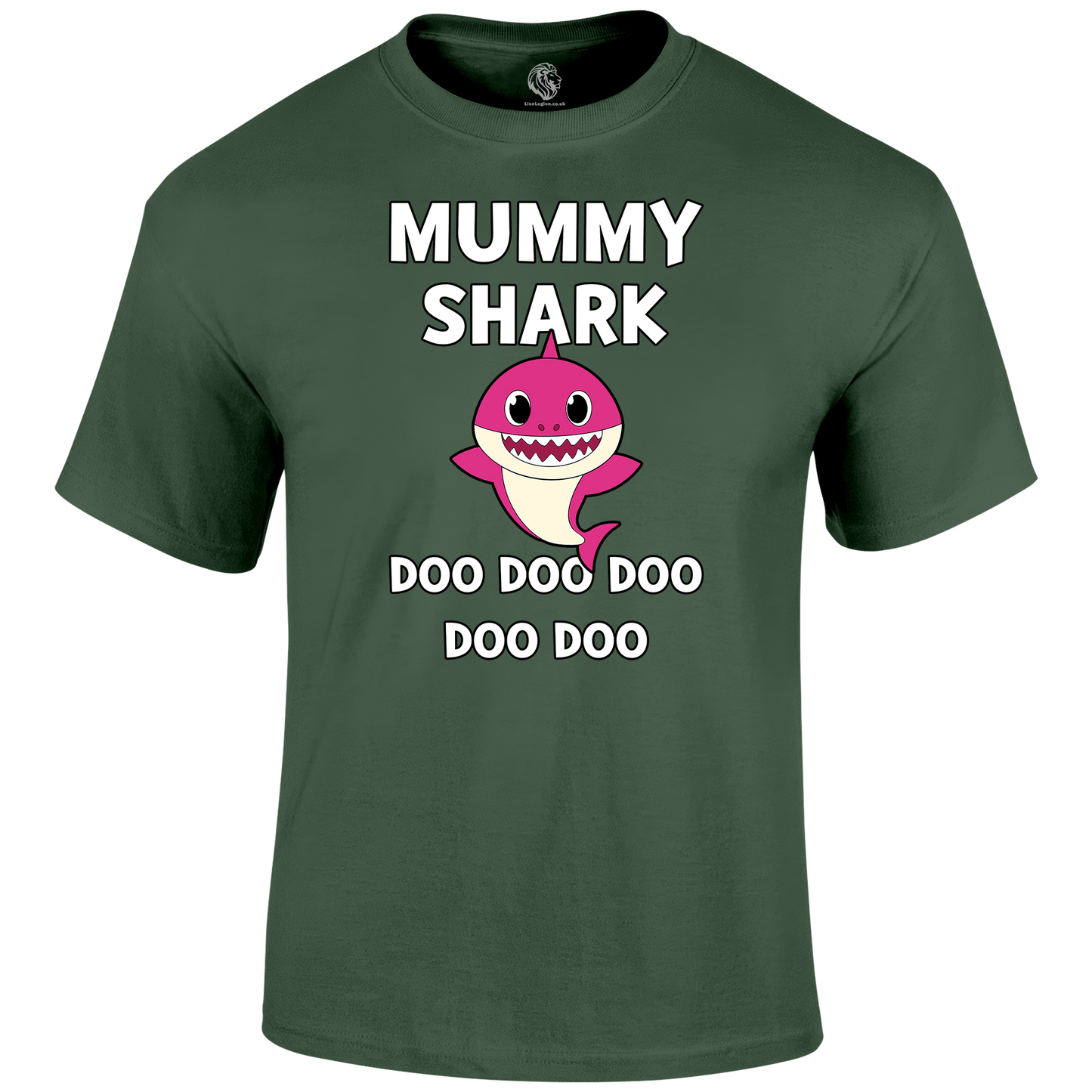 Mummy Shark Funny T Shirt by Lion Legion 