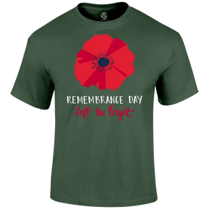 Big Poppy Remembrance Day T Shirt