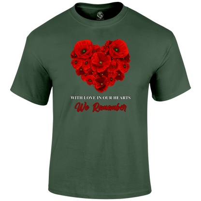 With Love Remembrance T‑Shirt by Lion Legion 